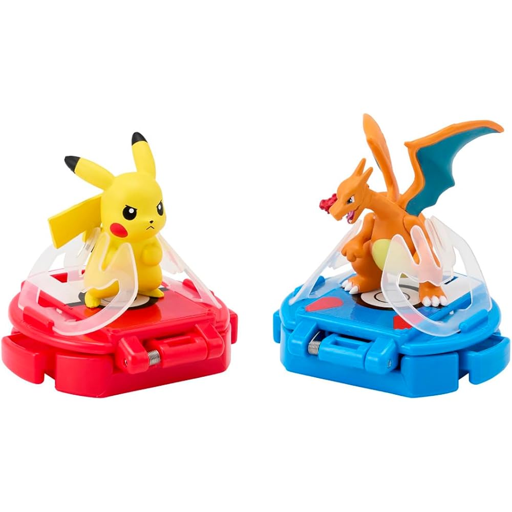 Pokemon Moncolle Battle Figure Pikachu vs Charizard Collectible Toy
