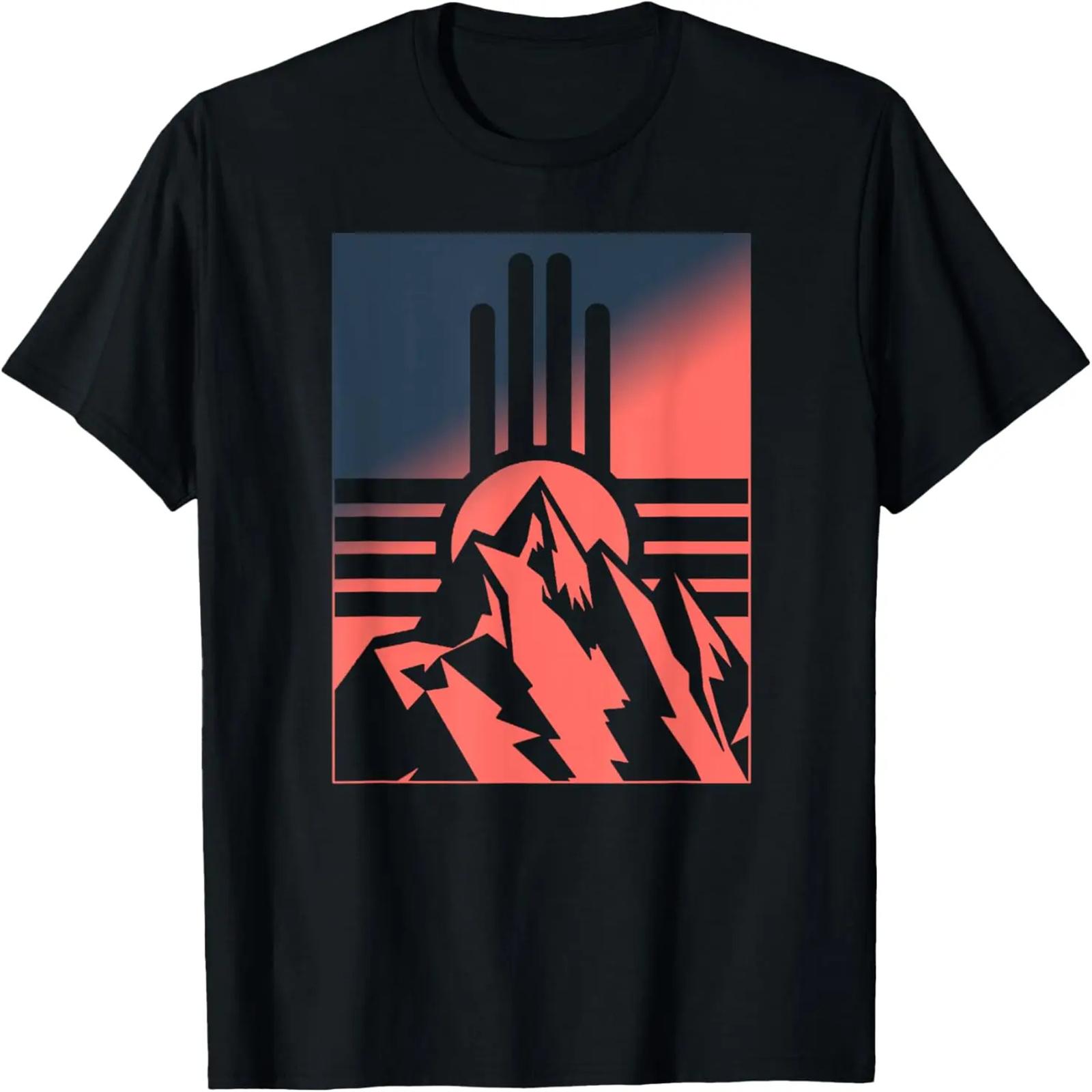 Memphis Aesthetic Cat Geometric Style Blue Orange Yellow T-Shirt XXXXXL разноцветный