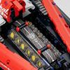 TOYLINX 1768-Pieces DIY Racing Car Building Block Model Set Made of High-Quality ABS Suitable for Valentine's Day/Birthday Gifts