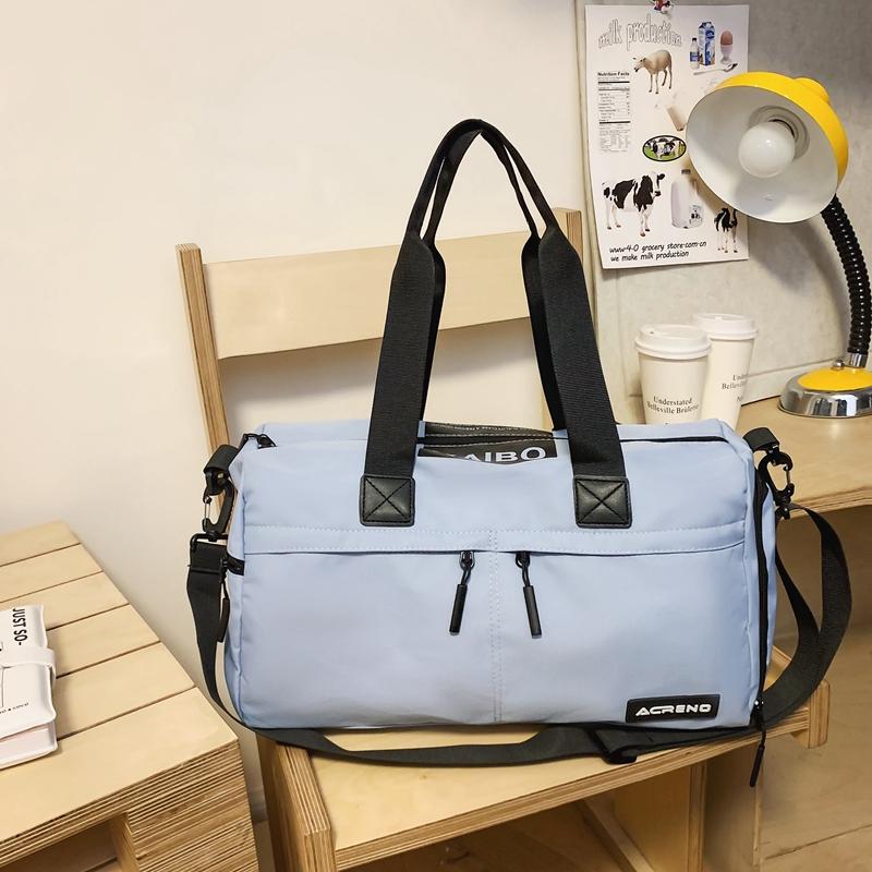 A Leisure Fashion Large Capacity Fitness Travel Bag, Waterproof Fabric, Large Capacity Yoga Travel Fitness Various Sports