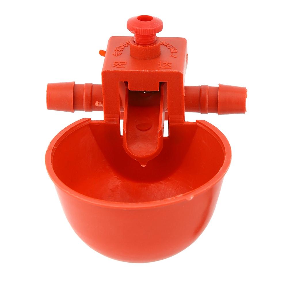 10 Pieces Chicken Coop Poultry Water Drinker in Water Cup Drinking Water Utensil