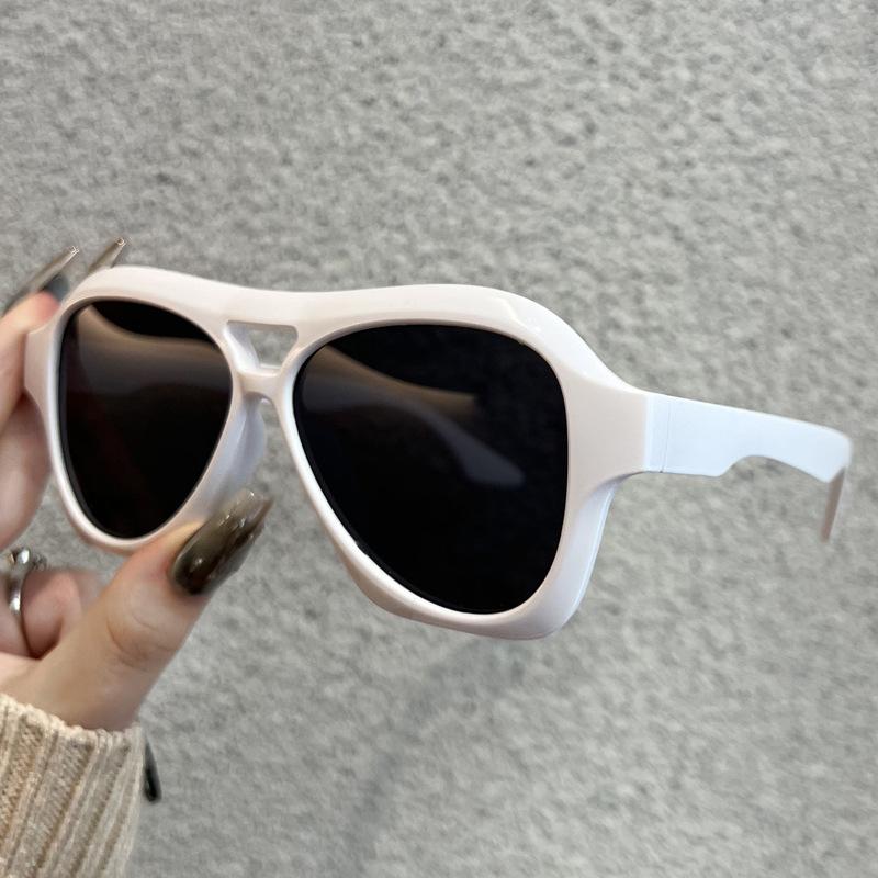 New Cool Square Double Bridge Sunglasses Retro Men'S Outdoor Driving Glasses Fashion Women'S Sunshade Shades Uv400 Eyewear