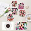5Pcs Cute Pink Anime Characters Diamond Art Fridge Magnet Diamond Painting Refrigerator Magnet Diamond Painting Fridge Magnet for Adults Beginners