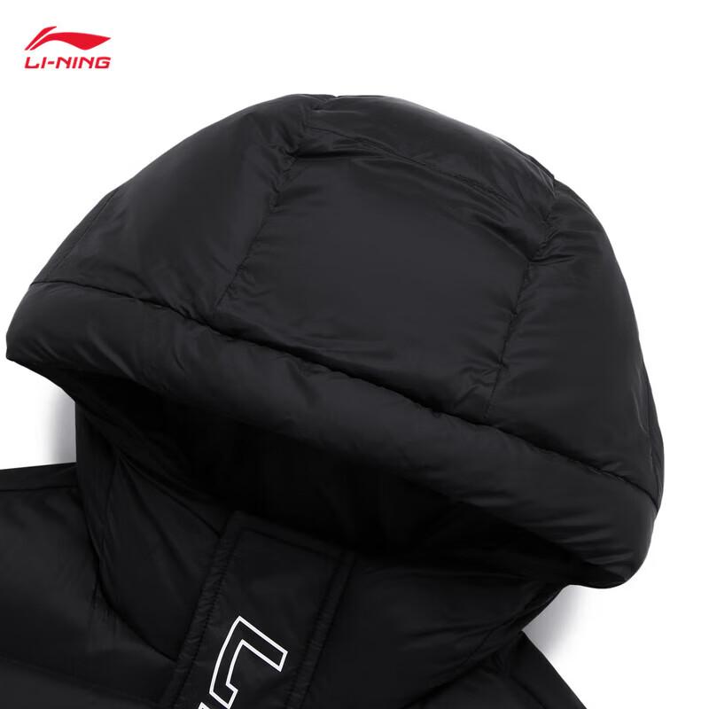 LI-NING Kids' Unisex Waterproof Hooded Down Jacket