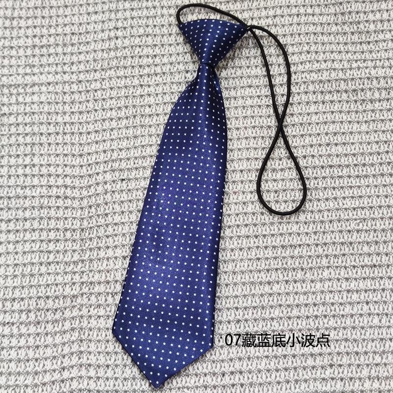 Kinder Erwachsene Glänzender Satin Bedruckt Gestreift Gepunktet Krawatte ohne Knoten zum Überziehen Festival Foto-Requisiten Tide