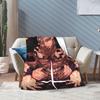 Sukuna Ryomen Jujutsu Kaisen Decken Samt Herbst/Winter Multifunktionale Super Warme Überwurfdecke für Bett Reisen Bettüberwürfe