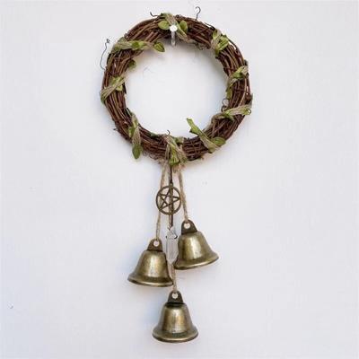 Witch Bells Protection For Door Knob Hanger Wind Chimes Witchy Clear Negative Energy Witchcraft Wicca Supplies For Home Decor