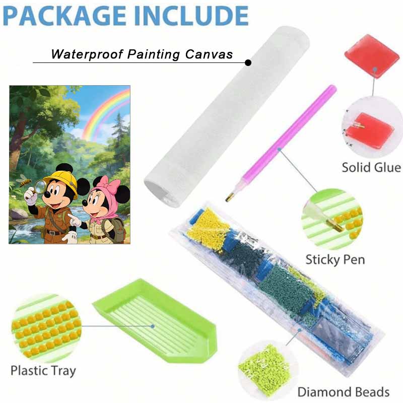 Disney DIY Diamond Painting 5d Full Diamond Cartoon Cross Stitch Diamond Living Room Bedroom Decorative Painting