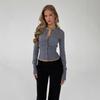 Fall Winter New Women's Slim Fit Knitted Long Sleeve Cardigan Base Sweater, European American Style