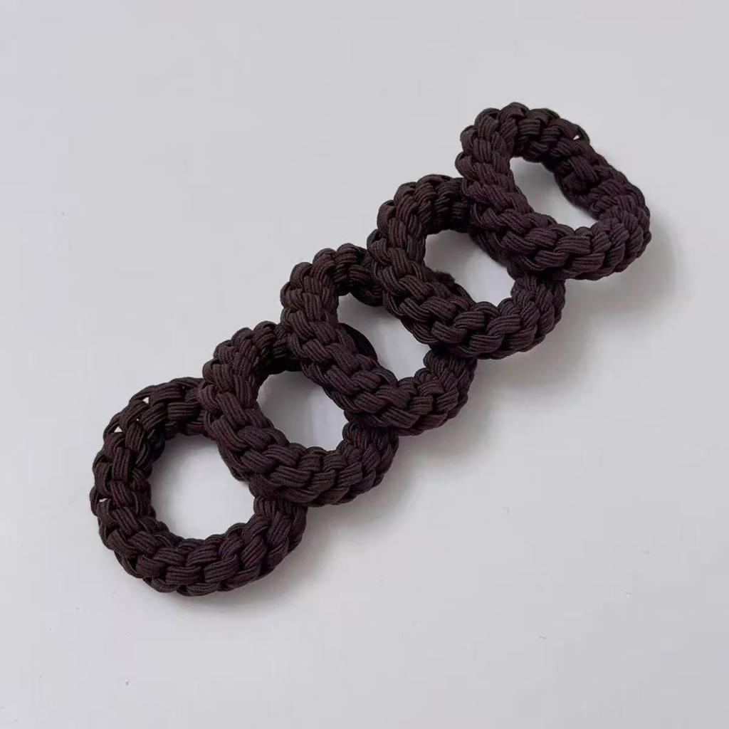 5pcs/bag High Elastic Durable Rubber Bands for Women Without Damaging Headwear Female Hairbands Hair Style Accessories for Women