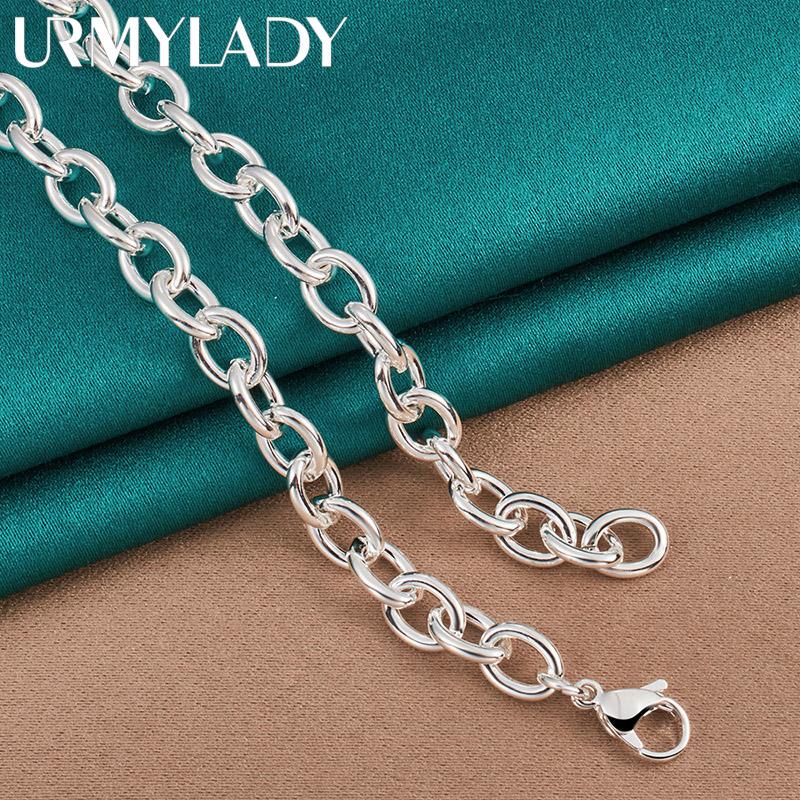 925 Sterling Silver Heart Photo Frame Necklace For Women Party Fashion Jewelry