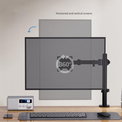 Computer Monitor Stand Mechanical Single Arm Rotating Monitor Stand Ergonomic