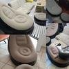 1 conjunto inflável portátil preguiçoso deslizamento-on sofá cor encaixotado moderno casual casa acampamento ao ar livre móvel reunindo sofá