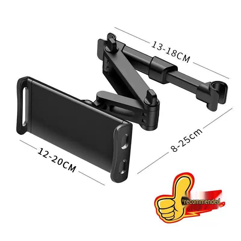 Universal Retractable Car Headrest Bracket for Phones & Tablets