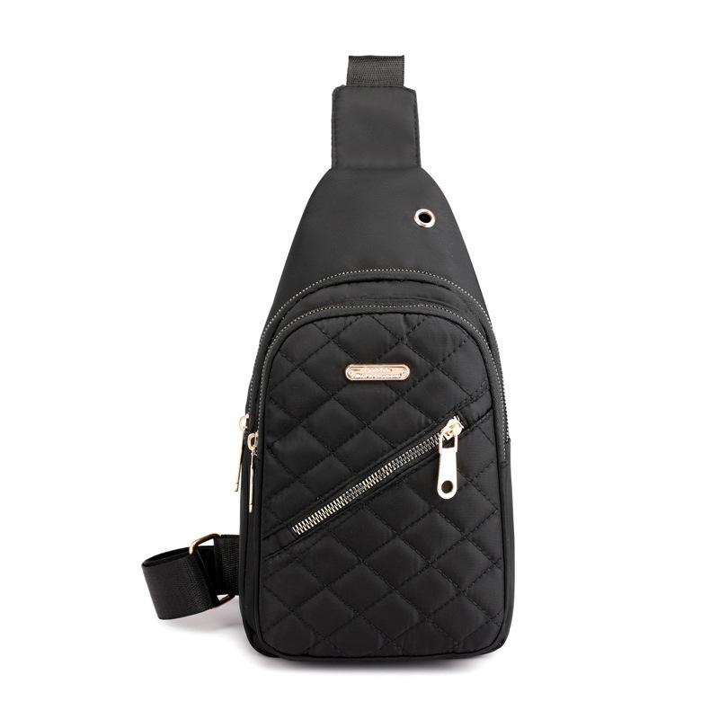 Women's 2022 Korean Style Crossbody Chest Bag - Sporty Oxford Cloth Front Bag for Street Wear