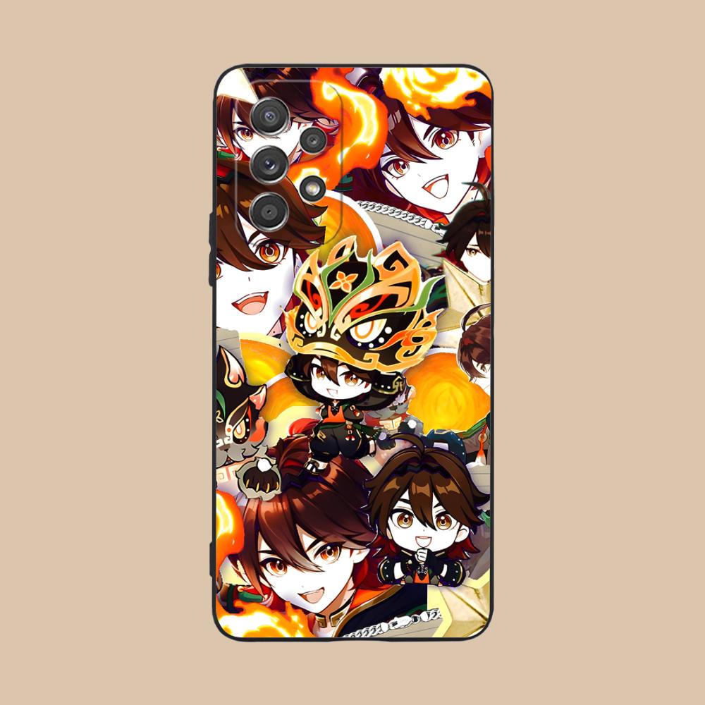 Game GI Gaming Mobile Phone Case for Samsung Galaxy A56 55 54 53 52 51 36 35 34 23 16 15 5G Colorful Cover Pretty Cover Luxury
