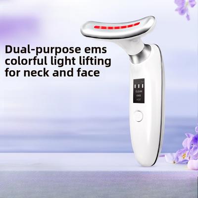 New Product Dilute Nasolabial Folds Neck Pattern Lift Household Facial Colorful Light Beauty Instrument Firming and Introducing Neck Beauty Instrument
