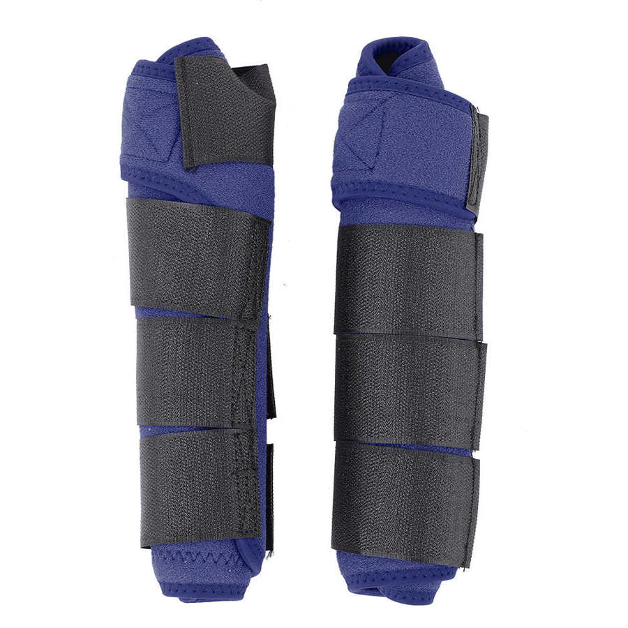 2pcs Horse Leg Wraps Adjustable Horse Splint Support Horse Leg Boot Protection Support Wrap Equestrian Accessory