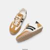 Leather Retro Soft-soled German Training Shoes Color Matching Platform Sports and Leisure Board Shoes 2025 Spring New Forrest Gump Shoes Women