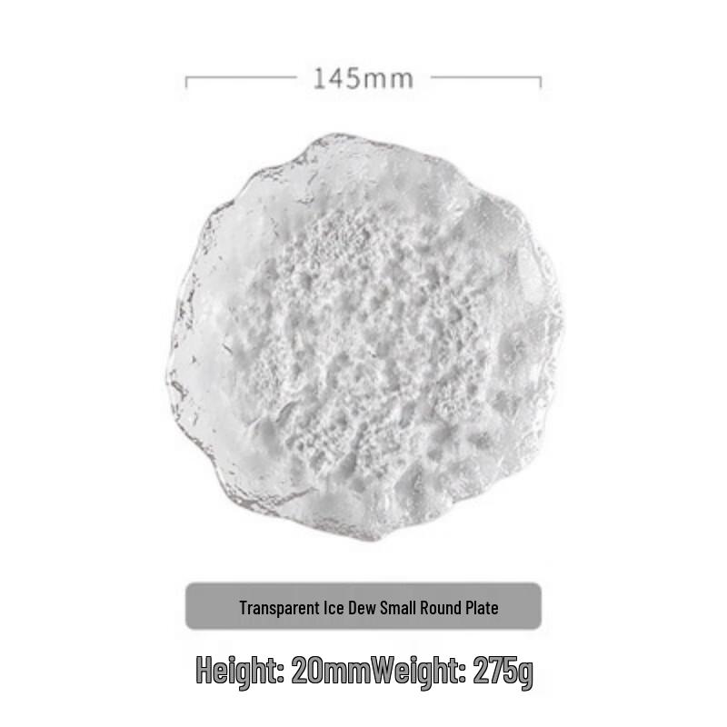 Yude Irregular Glass Dessert Fruit Plate