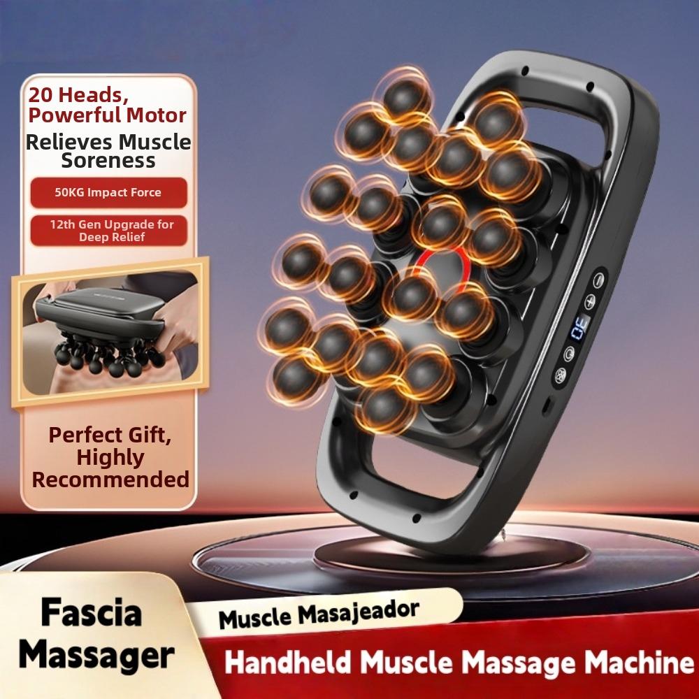 High-Frequency Vibration Muscle Masajeador Electric Handheld Muscle Massage Machine  Back and Waist