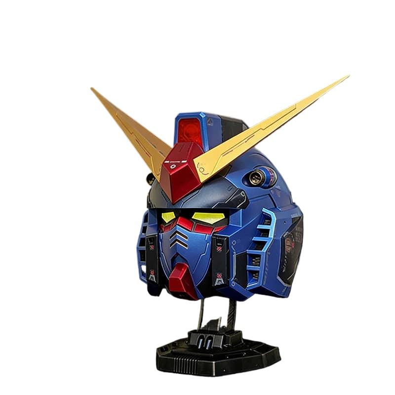 New Rx78 Yuanzu Comic Exhibition Cosplay Helmet Action Figures Wearable Luminous Version Fashion Toys Birthday Gifts Collectible