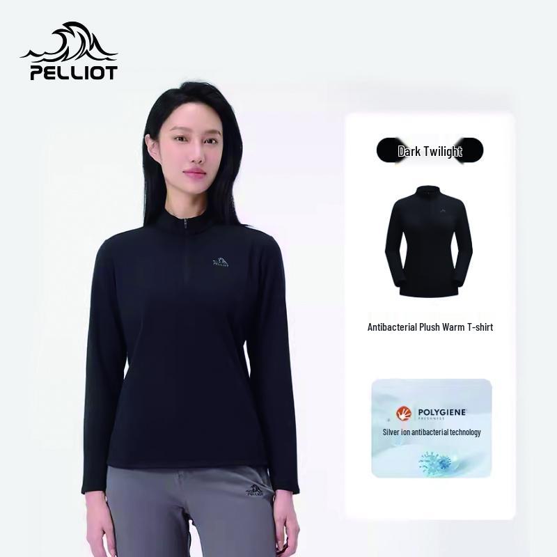 Pelliot Women s Athletic Half-Zip Thermal Long Sleeve T-Shirt XL 5990₽