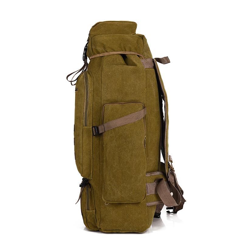 SCIONE 80L Velkokapacitní Vodotěsný Turistický Batoh Volnočasový Taktický Batoh Outdoorový Sportovní Cestovní Batoh