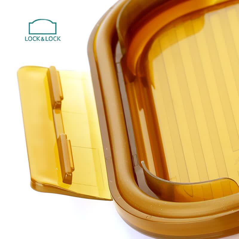 LOCK&LOCK 1.05L Divided Glass Lunch Box
