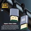 chenyang HDMI HDMI Type A Male to 8K 4K HDTV Extension 2.1 Cable, Male, Cable, 2.0m