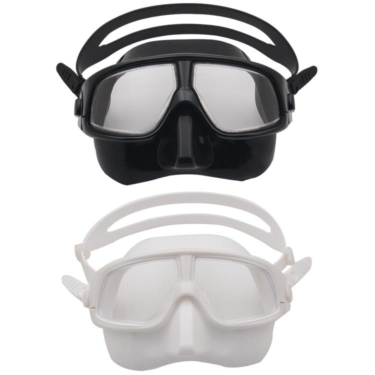New adult waterproof anti-fog diving mask, dual-use snorkeling and swimming goggles, free-diving goggles
