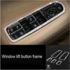Car Styling Silver Steering Wheel Volume Ring Window button Trim for Porsche  Panamera Cayenne Macan Car Interior