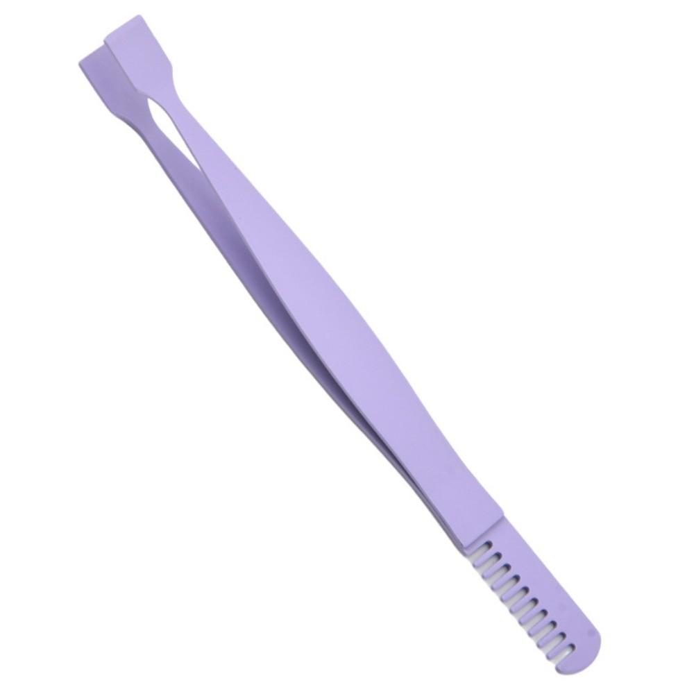 5pcs Flat Mouth Eyelash Extension Tweezers with Comb Lash Tweezers Women