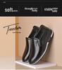 Scarpe casual da uomo bianche in pelle britannica slip-on taglie forti 2025