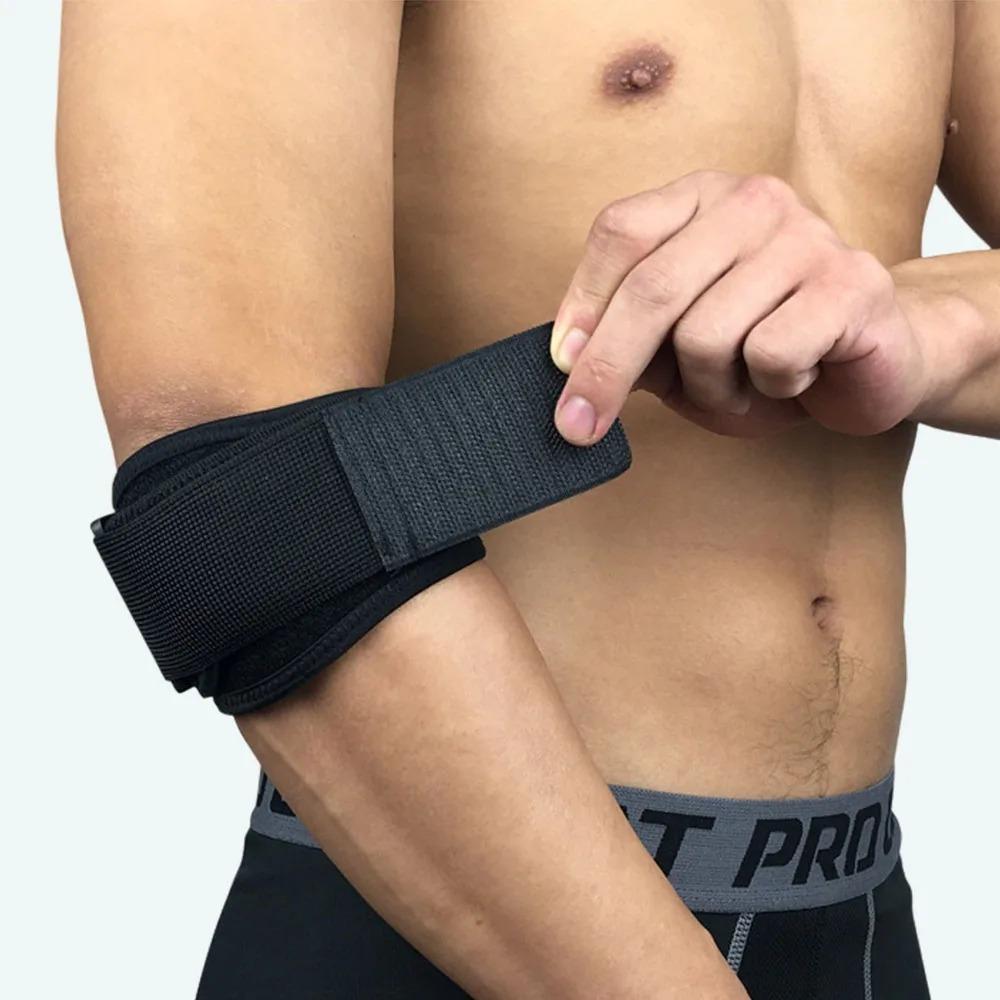 Compression Elbow Brace Sweat Absorption Elbow Guard Pads Tennis Elbow Support  Fitness Basketball