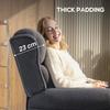 132 degrees Recliner Armchair, with Extended Footrest - Dark Grey