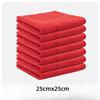 5pcs Microfiber Cleaning Car Was Cloth Dishwashing Cloth Household Rag Kitchen Bathroom Cleaning Towel Durable Absorbent Towel