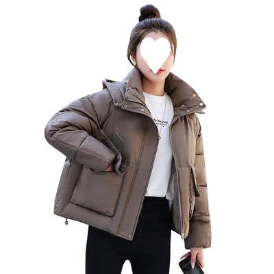 2024 Women's Hooded Cotton-Padded Winter Jacket - Korean Style, Thick & Loose Fit