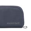 MONTBELL Letter Logo Zip Closure Nylon Wallet Mini Unisex Couple Grey