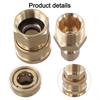 For High Pressure Washer 3/8 M22 Female and Male Quick Connect Adapter