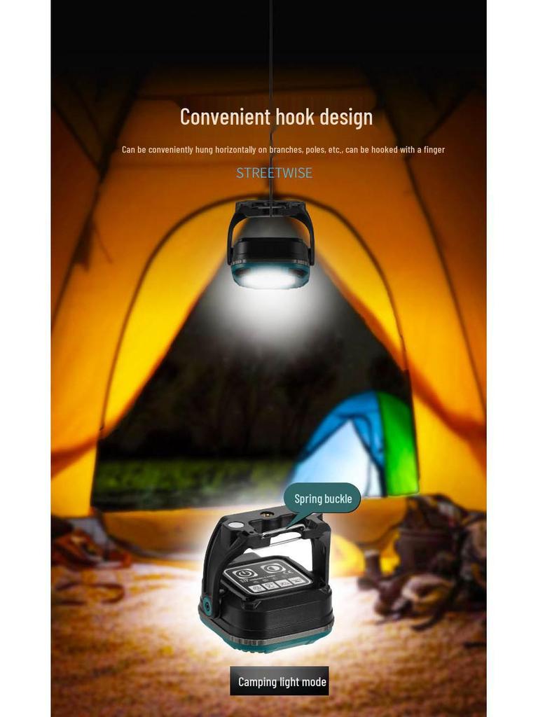 Portable Multi-Source Mini Camping Keychain Light