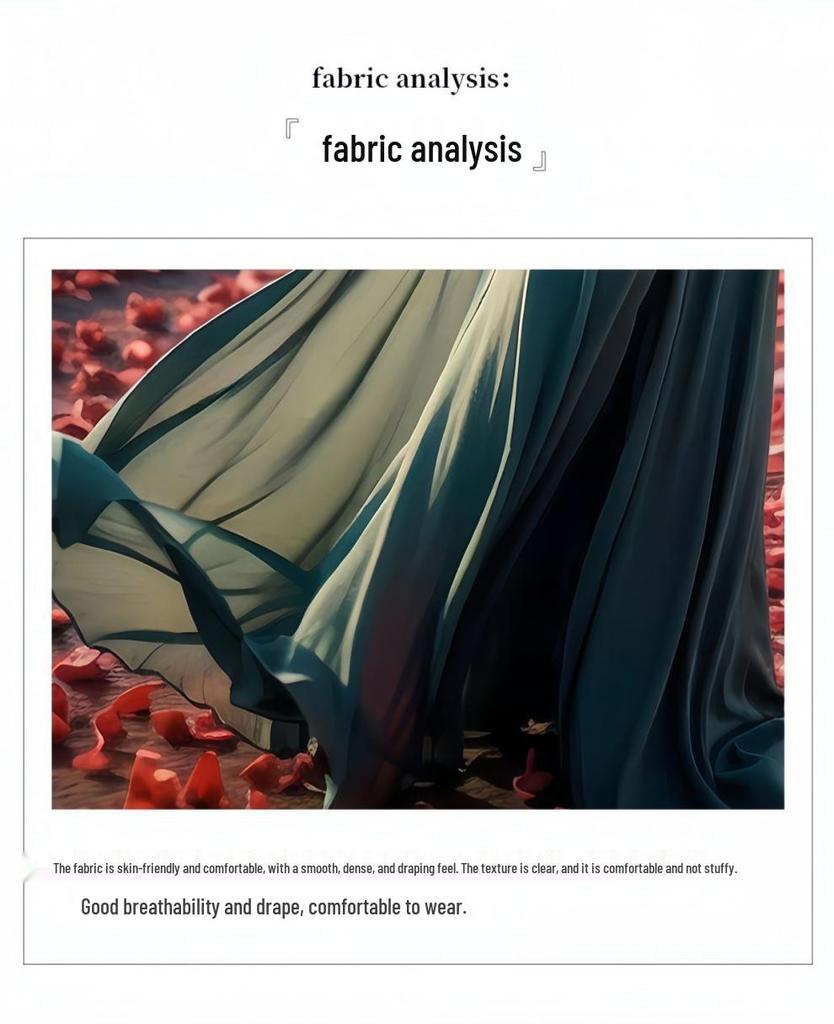 Stylish Green Chiffon Ankle-Length Beach Dress - 2025 Summer Collection