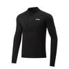 Li Ning Running Series Solid Color Soft Simple Versatile Long Sleeve T-Shirt Men Tops ATLW013-1