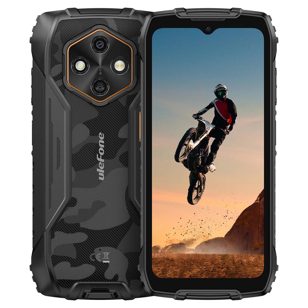 Ulefone RugKing 4 Pro 6.56" 120Hz Rugged Phone Android 15 Up to 16GB+256GB Waterproof 10200mAh 48MP Camera NFC Global Smartphone