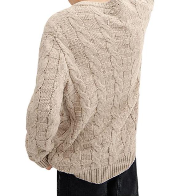 Coach FW24 Sweater Men's Light Umber CT741-OTM