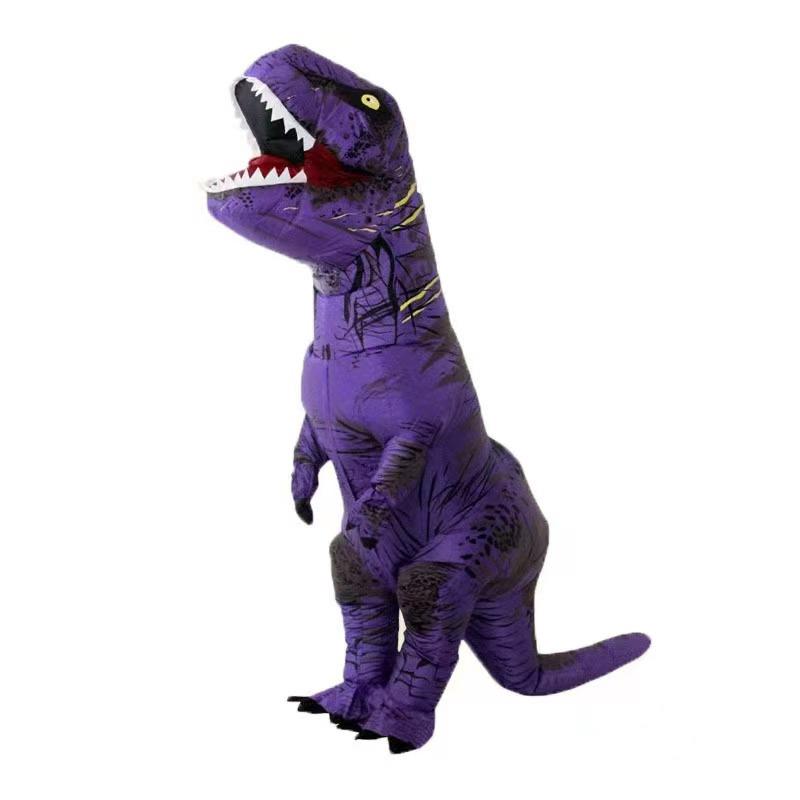 Halloween T-Rex aufblasbares Kostüm für Erwachsene & Kinder - Dinosaurier Cosplay Anzug