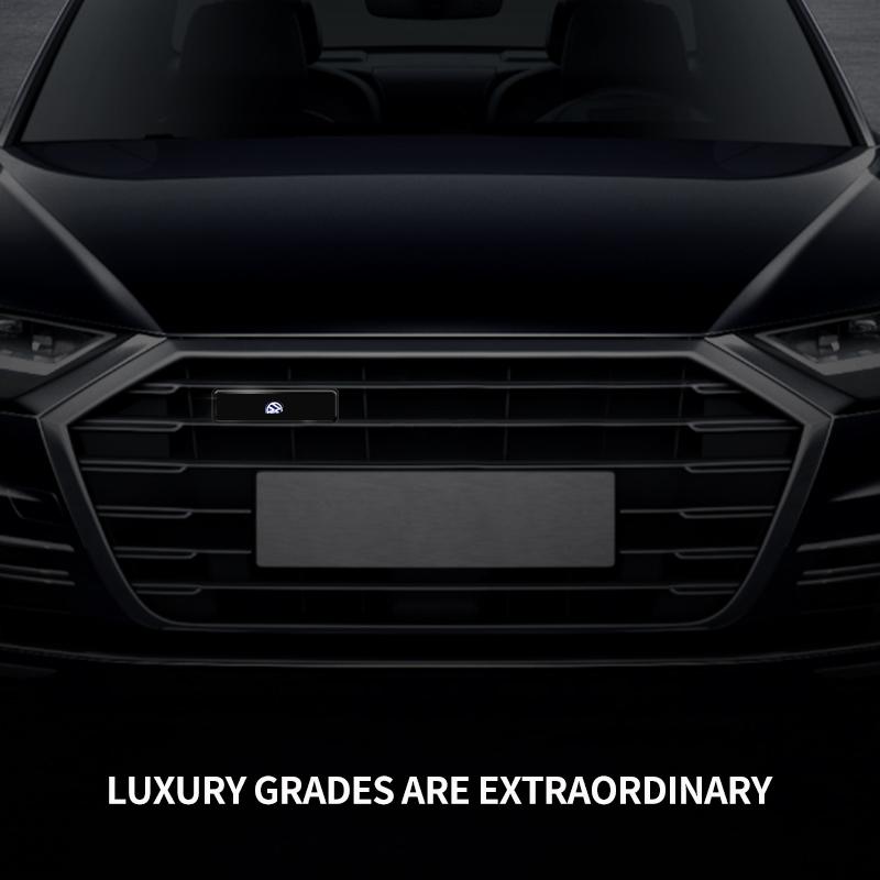 For Volkswagen Golf-6 7 4 5 POLO Passat B5 B6 B7 T4 T5 Tiguan Jetta Decorative LED Lights Front Hood Grille Decoration Badge