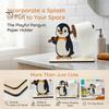 Decorative Kitchen Paper Organizer Funny Animals Wooden Toilet Holder, 3D Animal Bathroom Decor, Cute Cartoon Vertical Countertop Roll Stand