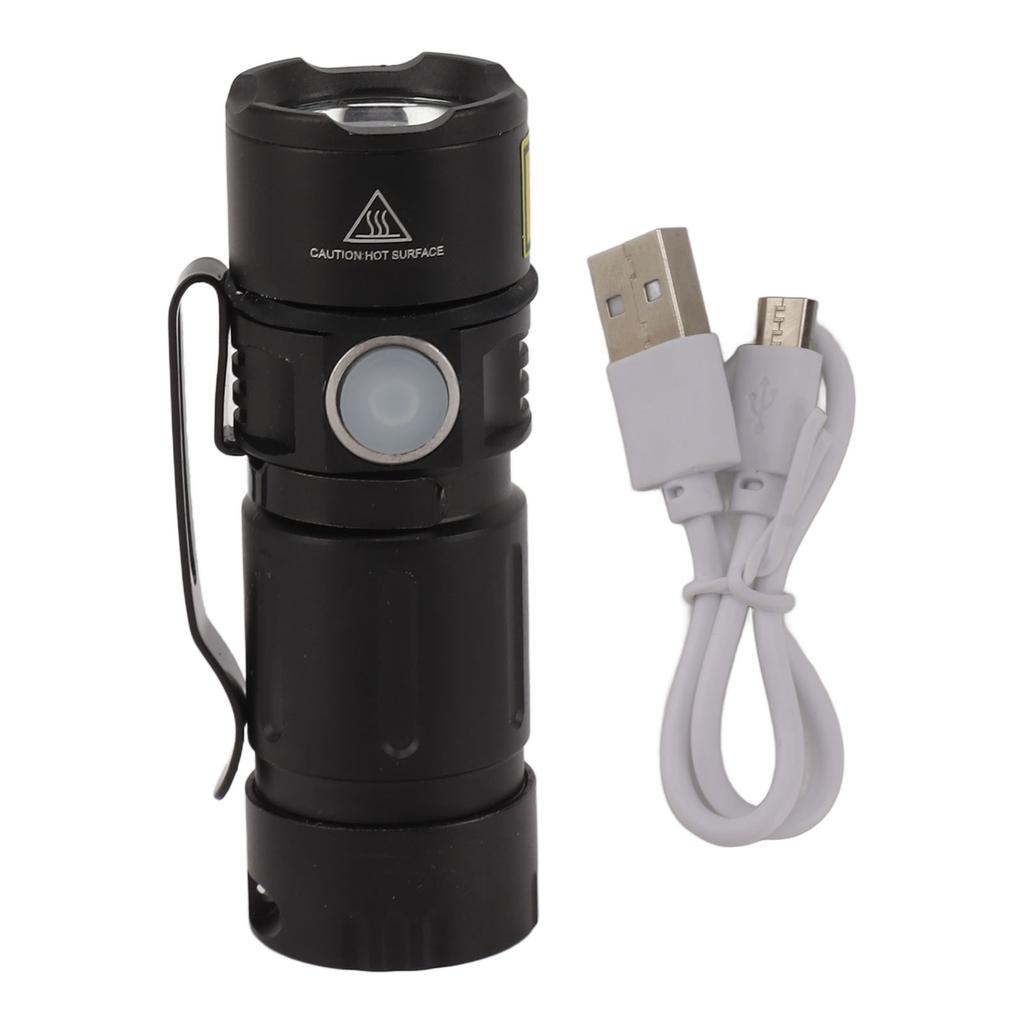 395nm Black Light Flashlight Aluminium Alloy Anti Slip Multiple Modes Small LED Torch for Pet Urine Stains Rocks