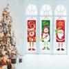 Merry Christmas Hanging Flag Christmas Decorations for Home Door Christmas Ornaments Xmas Gifts Decor 2023 New Year